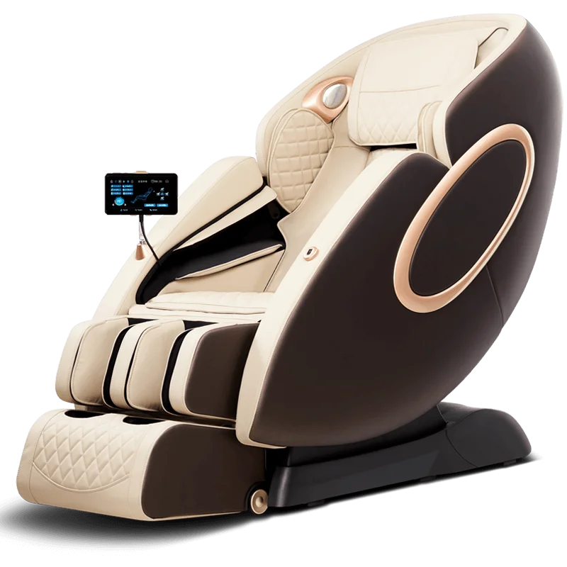 4D Zero Gravity Full Body Massage Chairs Intelligent Shiatsu Electric Bluetooth Heating Space Capsule Recliner Massage Chair