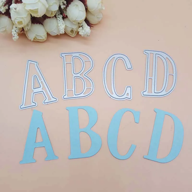 5CM 2 inch Large Big Alphabet Letters Metal Cutting Dies Stencils for DIY Scrapbooking DIY 26  Big Alphabet New