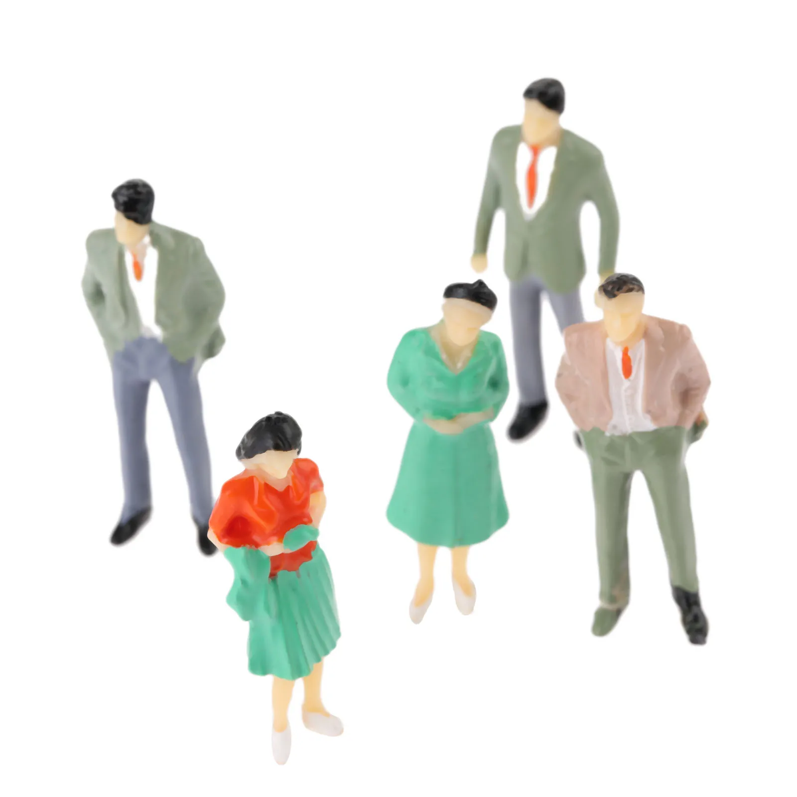100 sztuk/partia 1:200 skala modelu Multicolor miniaturowe figurki modele architektoniczne ludzkiej skali Model ABS plastikowe ludzi 9MM