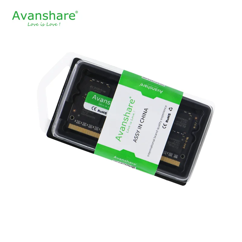 Imagem -06 - Avanshare 10 Unidades de Memória Ram para Laptop Ddr3 Ddr3l 8gb 4gb 1600mhz 1333mhz Sodimm 1.35v 1.5v Pc3 Pc3l12800s Pc3-10600s Não-ecc