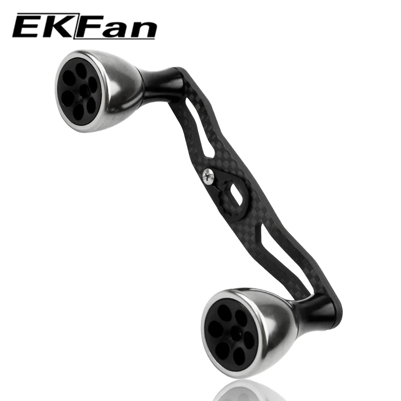 EKfan 105MM New Carbon Fiber Fishing Handle Suitable For DAIWA&SHI Bait Casting And Water-Drop And Drum-Wheel Jig Reel