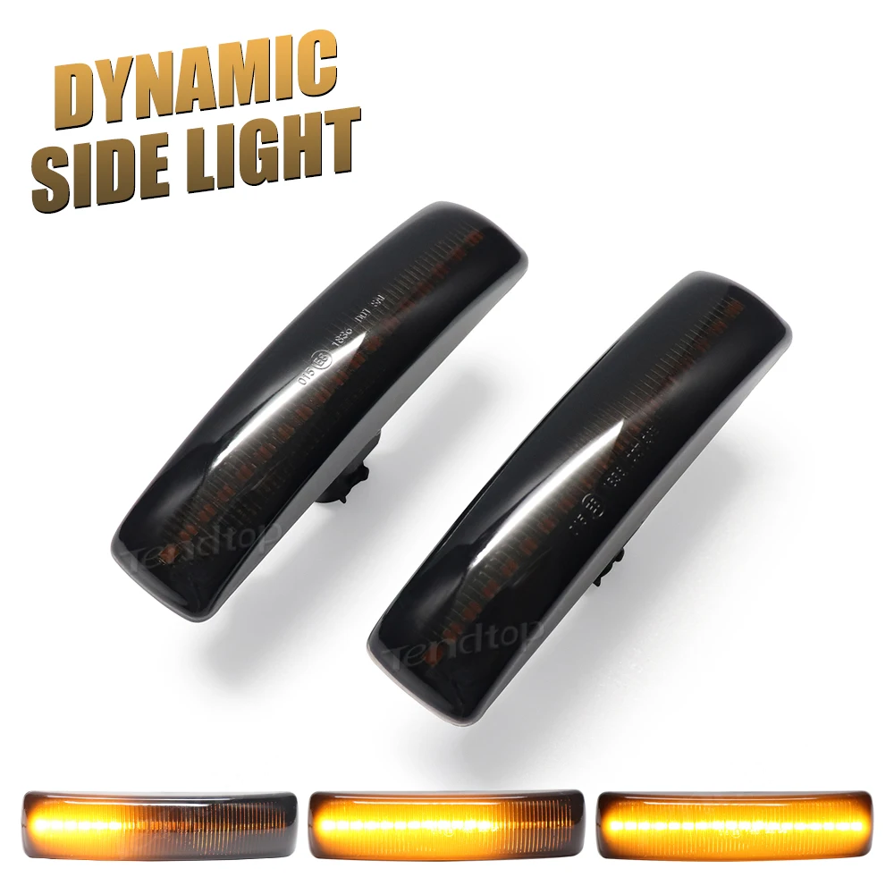 Dynamic Blinkers LED Side Light Turn Signal Lamp Car Tuning Indicator For Land Rover Range Rover Sport Discovery 3 4 Freeland 2