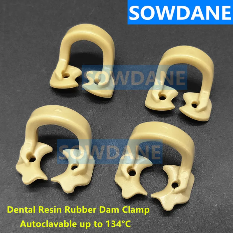 

Dental Resin Rubber Dam Clips Dentist Clamping Separating Ring Autoclavable Dentistry Tools Rubber Barrier Clip Clamp Instrument