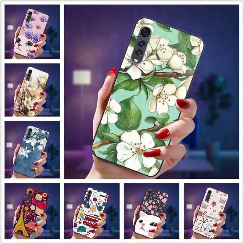 For Samsung A50 Case Relief Flower TPU 3D Emboss Silicone Cases For Samsung Galaxy A50S A30S A30 A70 Phone Back Cover A 50 30 S