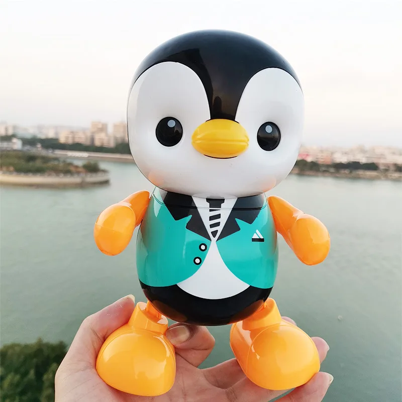 Baby little penguin electric dancing toy robot for children 1 year old 2 babies boys and girls educational toys