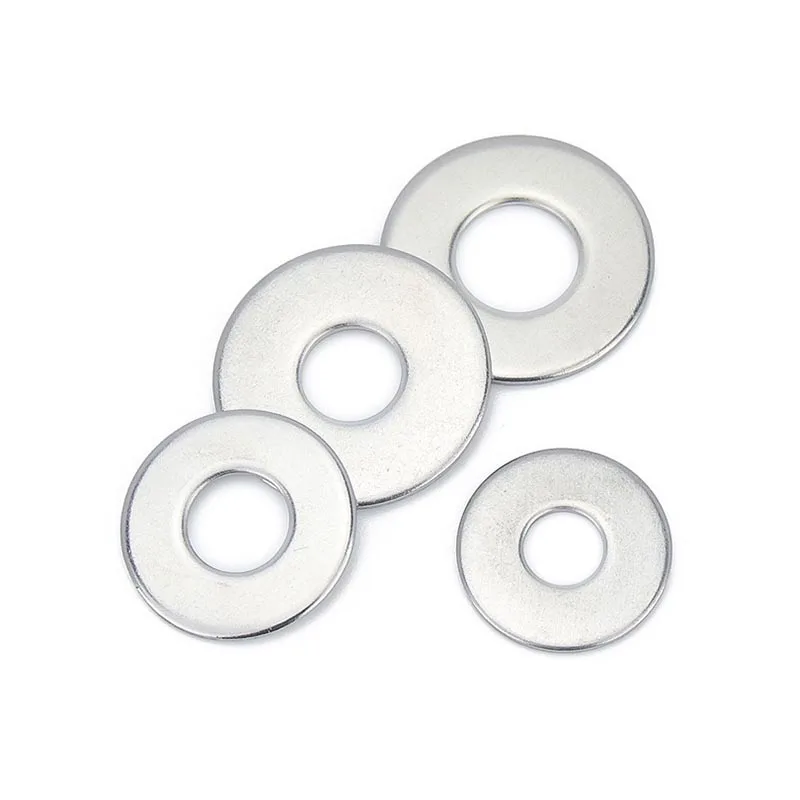 2/50pcs M2.5 M3 M3.5 M4 M5 M6 M8 M10 M12 M14 M16 GB96 304 Stainless Steel Large Size Oversize Big Wider Flat Washer Plain Gasket