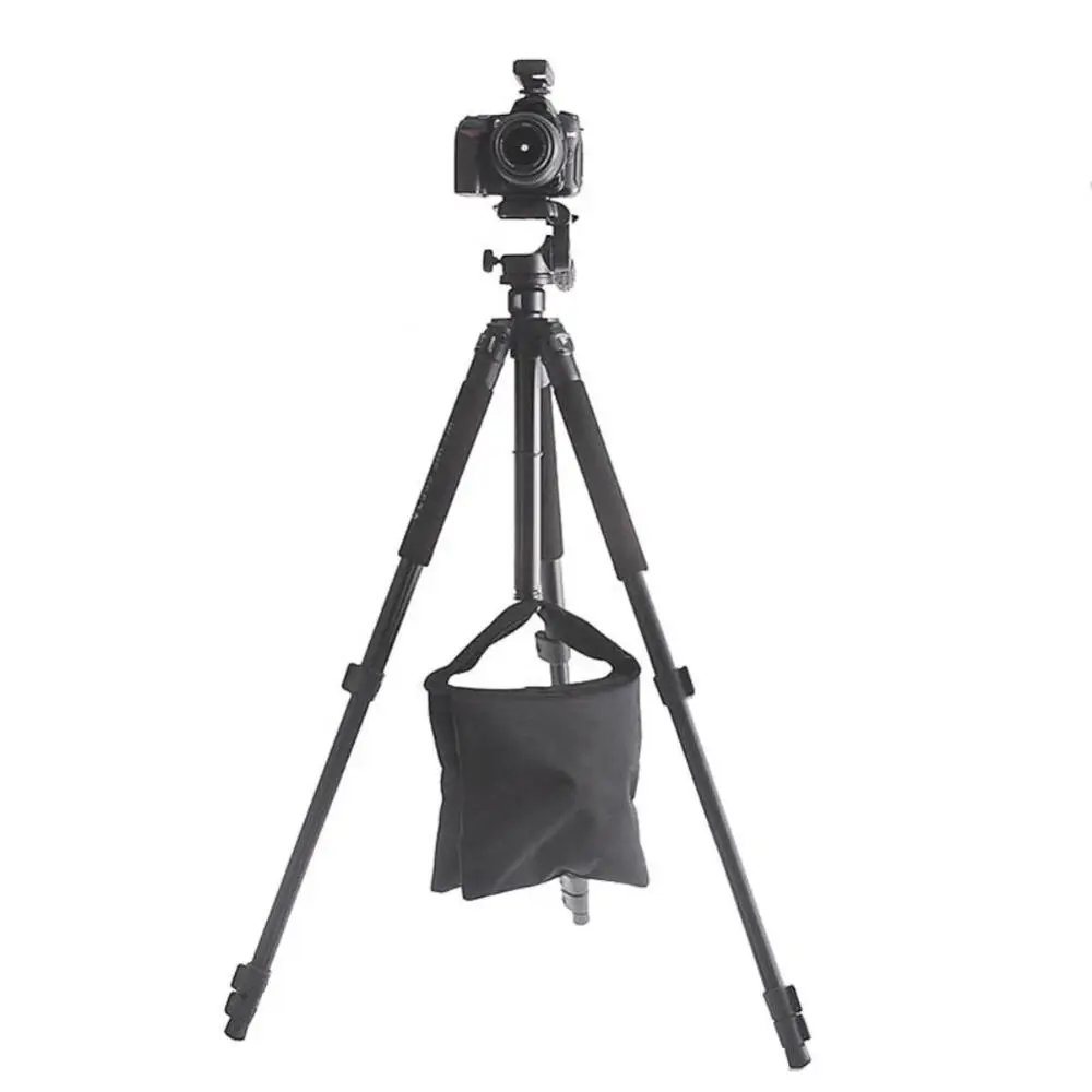 Bolsas de arena negras para fotografía, soporte de fondo, brazo de estudio fotográfico, trípode de luz voladizo, bolsa de arena resistente