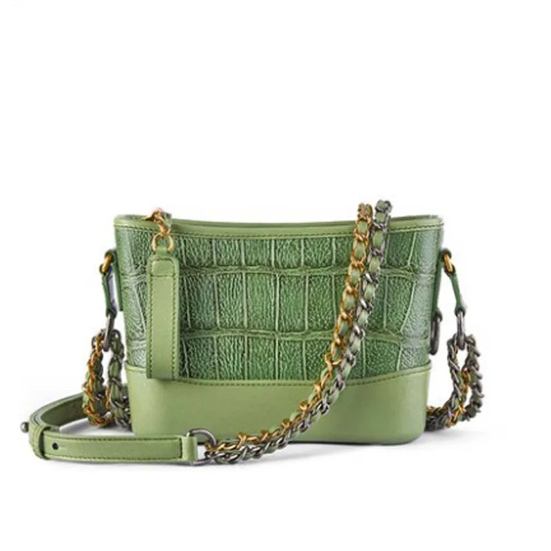 FENGE import crocodile leathe Female bag summer of new stray package  tide  fashion  women chain bag  Cross-body women bag