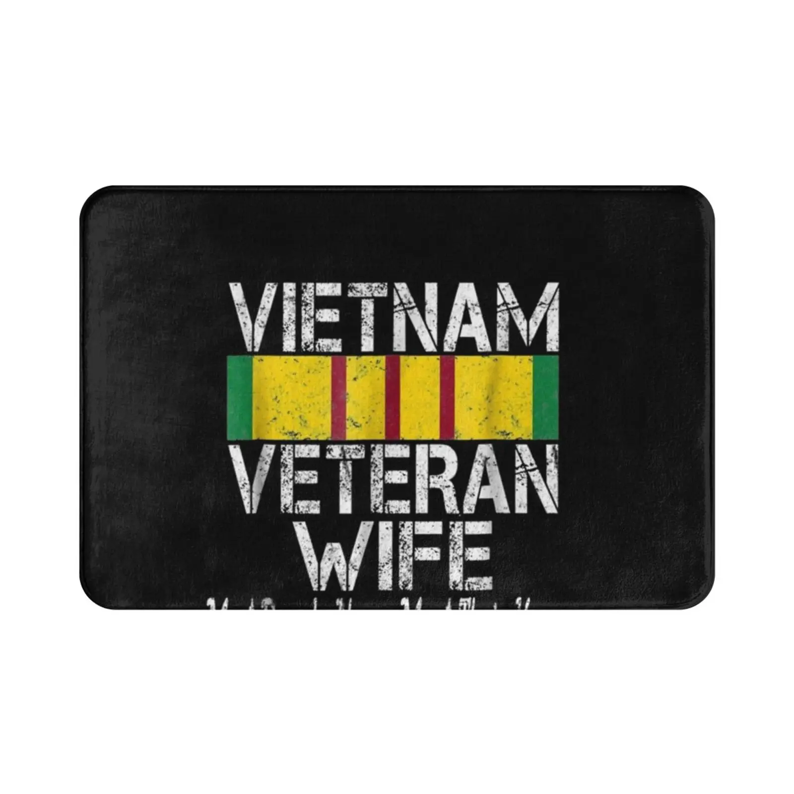 Retro Vietnam Veteran Wife T Gift Carpet Mat Rug Cushion Veteran Vietnam Military Navy Army Vietnam Veteran Air Force