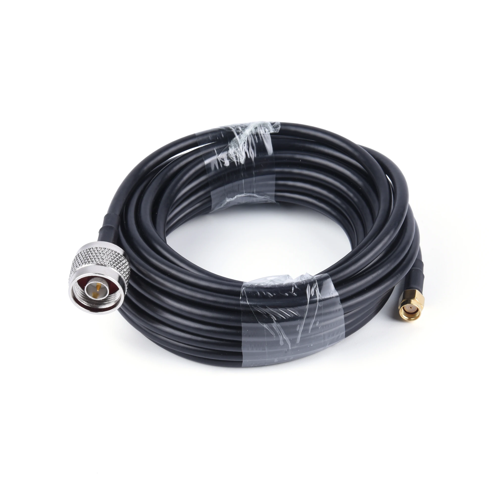 1-30M RG58/50-3 RF Coaxial Cable RP-SMA Male to N Male Extension Wire For 4G LTE Cellular Amplifier Signal Booster Antenna