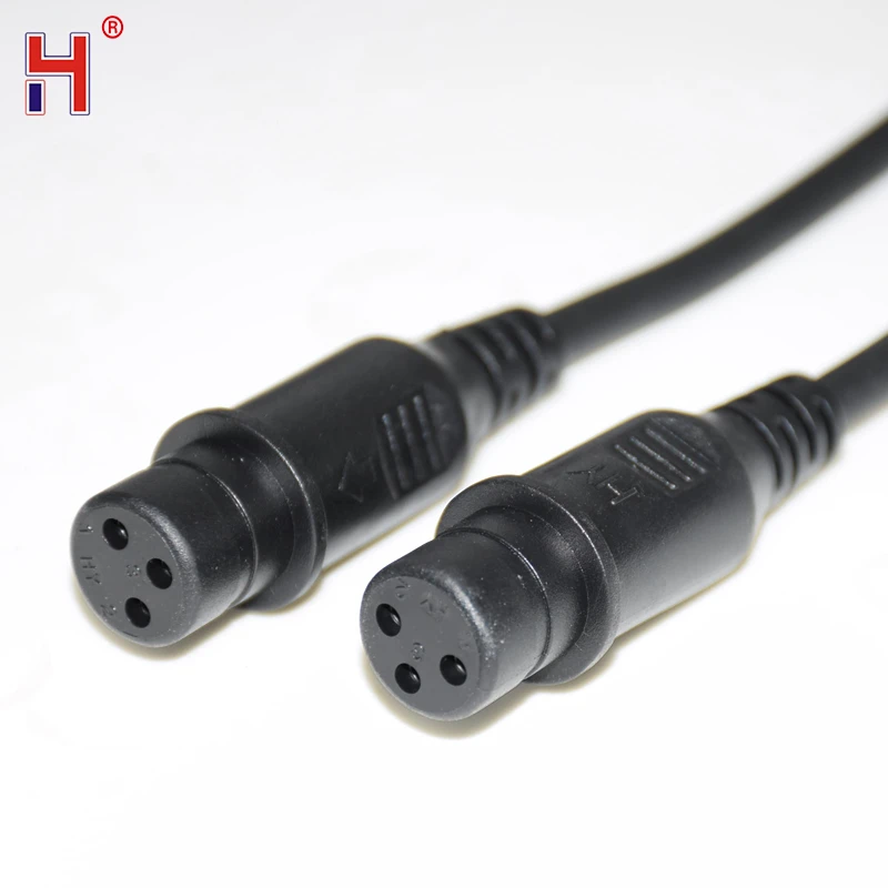 High Quality 1/2/3/5/10 Meters Length 3-Pin Signal DMX Connect Cable For Stage Par LED Moving Head Light