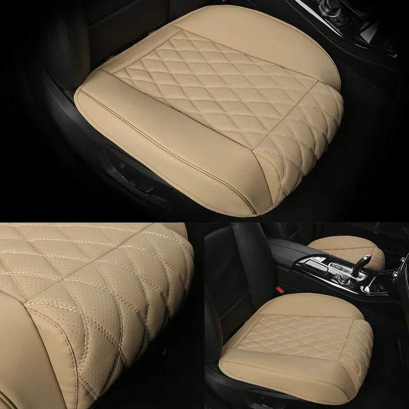 3D Breathable Leather Car Seat Cover Protector Mats Universal Automobiles Waterproof Car Van Auto Vehicle Seat Cushion Protector