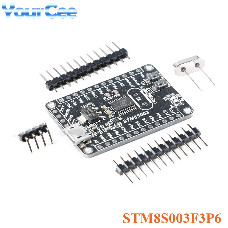 2pcs/1pc STM8S003F3P6T Development System Board Module STM8 STM8S003F3P6 16MHZ IIC I2C SPI STM8S003 3.3-5V