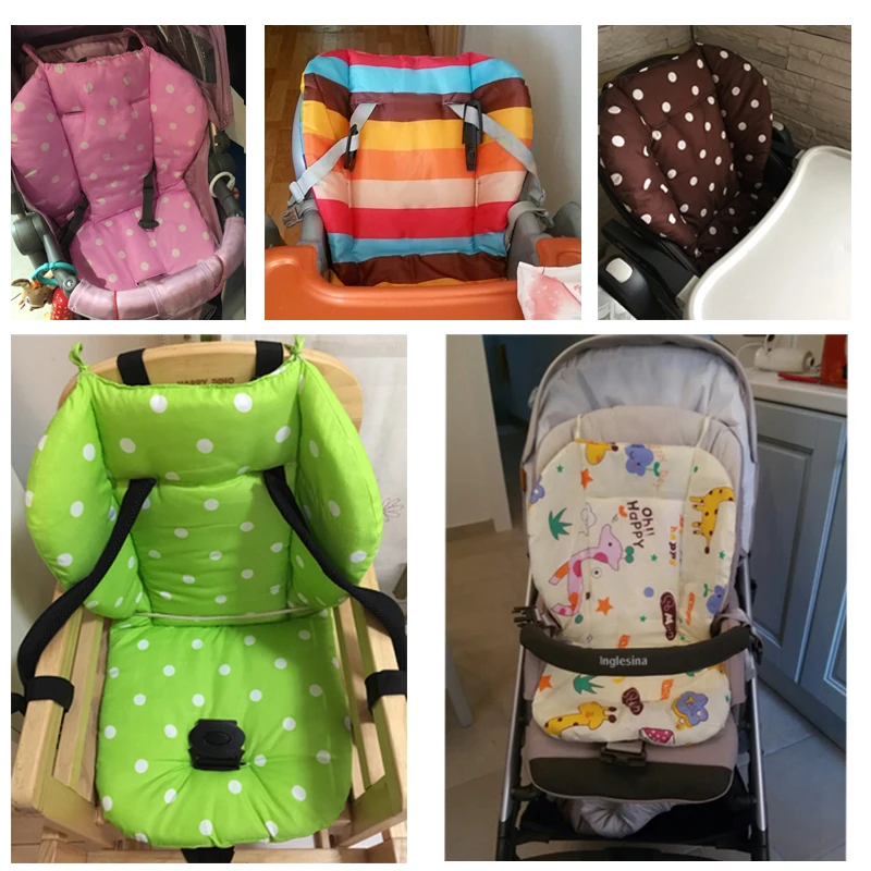 Baby Stroller Seat Cushion Mattresses Infant Pushchair Soft Mat Child Carriage Car Cart Pad High Chair Accessories
