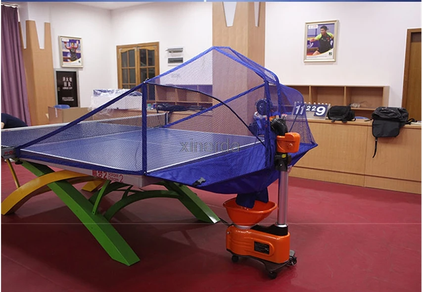 Solo Table Tennis Serve Machine Training Robot Household Automatic Ping Pong Table Tennis Ball Server With 100 Balls & Net DF-E6