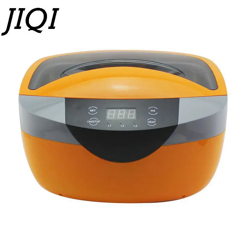 2.5L Thermostat Ultrasonic Cleaning Machine Constant Temperature Heating Jewelry Denture Watch Vegetable Fruit Prtable Washer EU