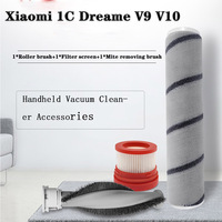 Mites Removal Brush For Xiaomi Mijia 1C Dreame V9 V10 V9P V11 Handheld Vacuum Cleaner Accessorie Roller brush Floor brush filter