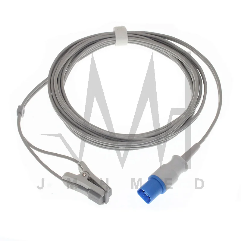 Cable de oximetría para adultos, niños, recién nacidos, dedo, oreja, Animal, Compatible con el Sensor Spo2 de Phlips M4 MP20 VM8, 3m