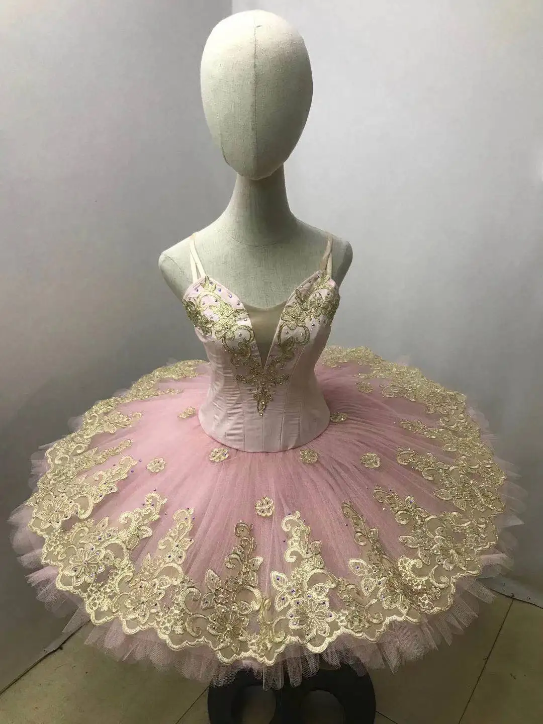 Nova saia de balé clássico profissional panqueca tutu trajes