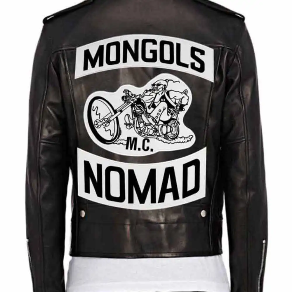 Mongols Nomad MC grande ricamo Punk Biker Patch Sticker per abbigliamento abbigliamento accessori Badge