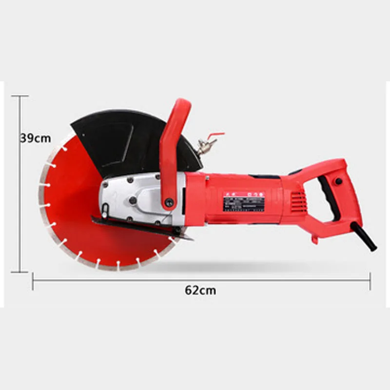 3000W Multi-function Wall Slotting Machine Electric Slotting Machine Concrete Cutting Machine + Diamond Saw Blade 220V