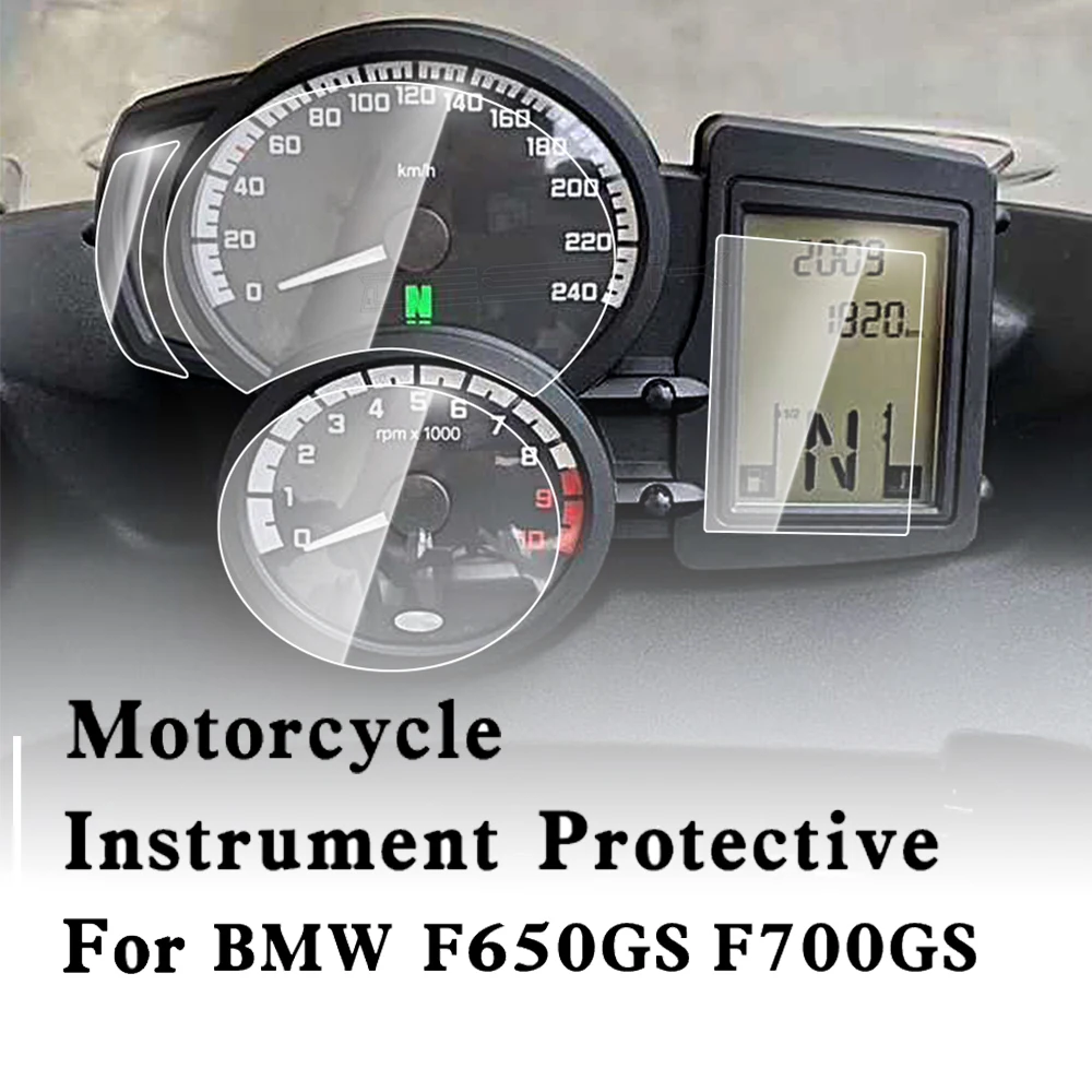 

For BMW F650GS F700GS F800GS ADV Adventure Motorcycle Speedometer Scratch Cluster Screen Protection Film Protector