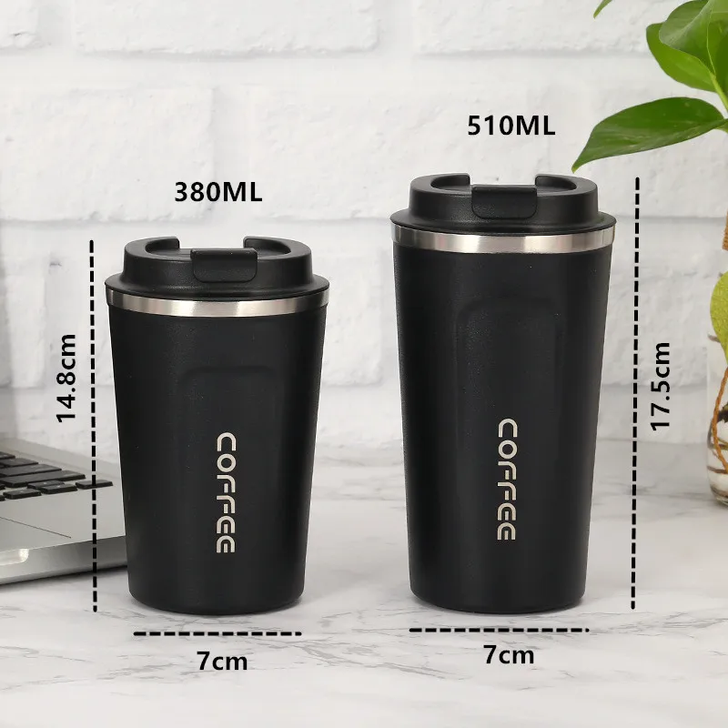 New Style Double Stainless steel 304 Coffee Mug Car Thermos Mug Leak_Proof Travel Thermo Cup Thermosmug For Gifts