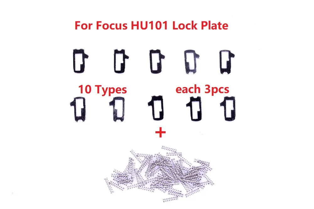 (30pcs) For Ford Focus HU101 Lock Reed Repair Accessories Car Lock Reed Lock Plate For Ford Focus FIESTA ECOSPORT