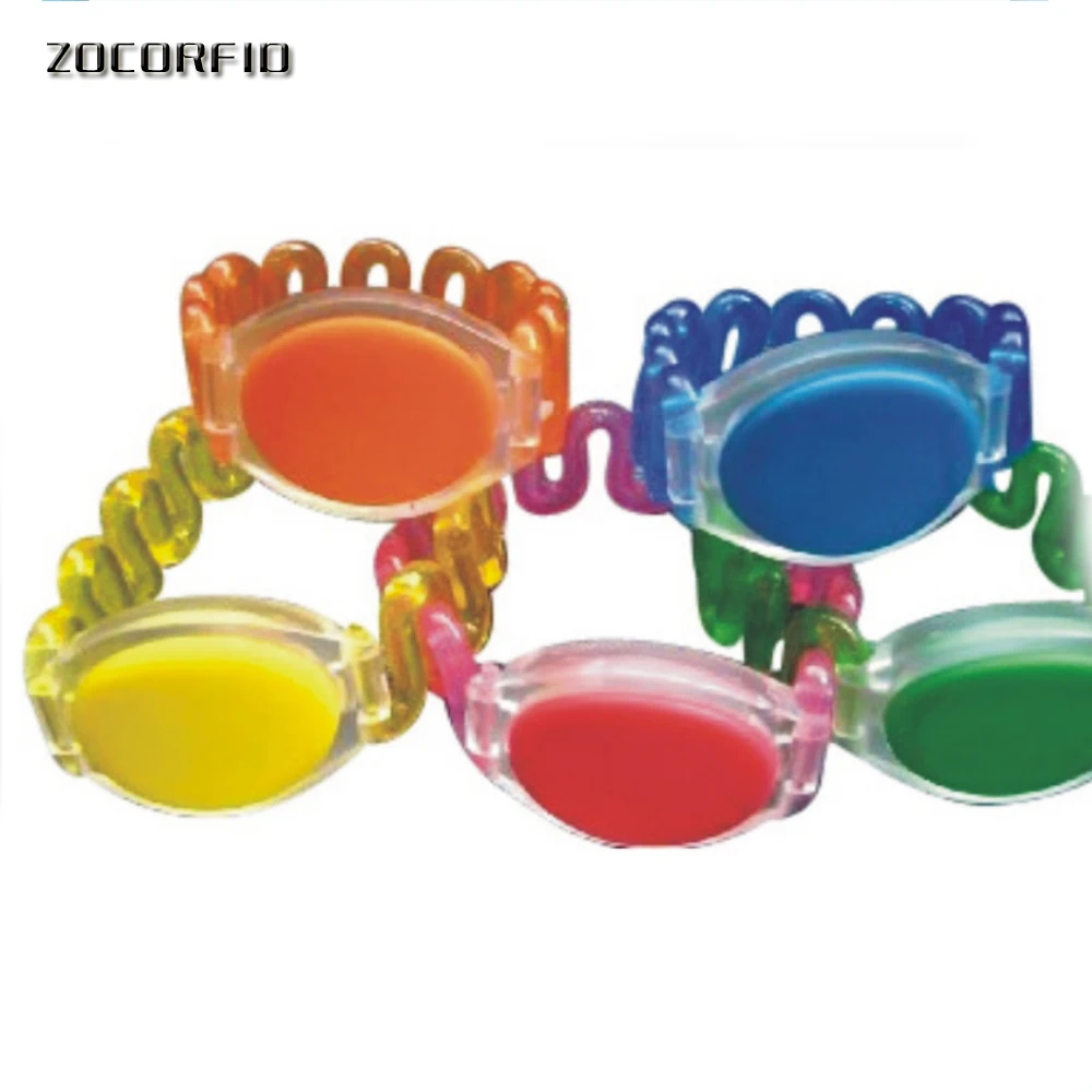 Waterproof Proximity Smart 125Khz-13.56MHZ RFID Wristband /NFC bracelet for storage cabinet lock
