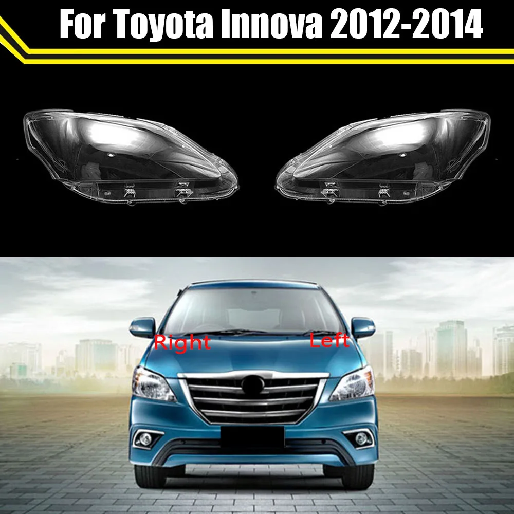 

Крышка передней фары автомобиля для Toyota Innova 2012 2013 2014, абажур, крышка фары, прозрачные колпачки для линз