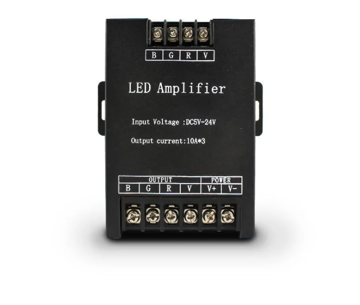 DC5-24V 3/4CH  Amplifiers, RGB/RGBW  Power Amplifiers PWM  Signal  Power Repeater for  5050RGB/RGBW  LED Strip Light