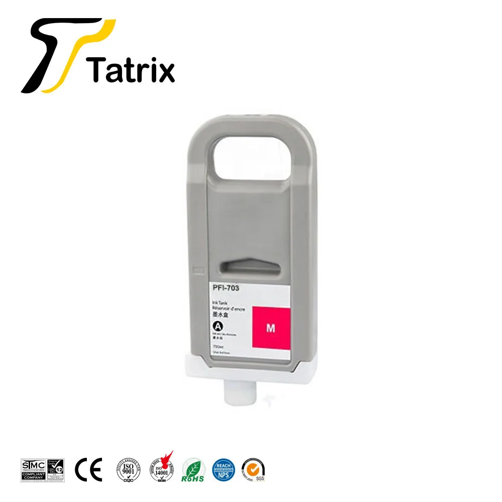 Tatrix-キヤノンプリンター用顔料インクカートリッジ、プレミアムカラー、pfi703、PFI-703、pfi 703、ipf 810、820、815、825