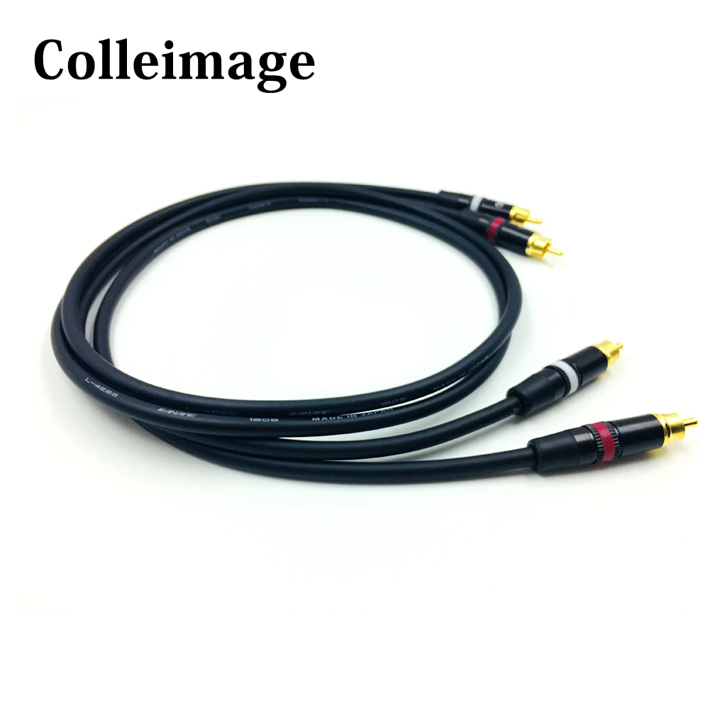 Pair(2pcs) A56 Hifi Canare 5N OFC Audio RCA cable High End HIFI RCA Audio Cables