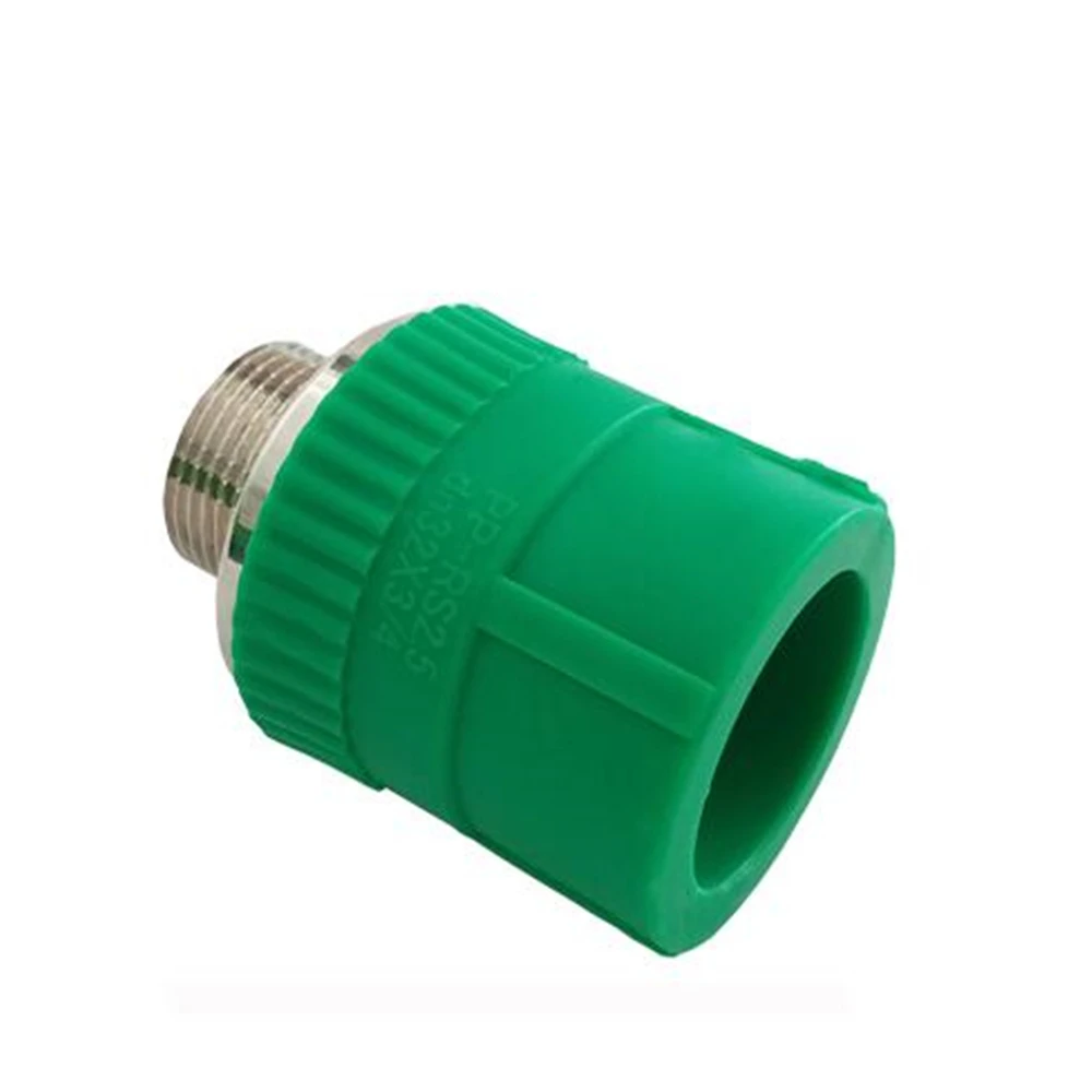 

PPR Green External Teeth Direct 20 External Teeth Straight Through Large Flat Thickened External Wire Water Pipe Accessories