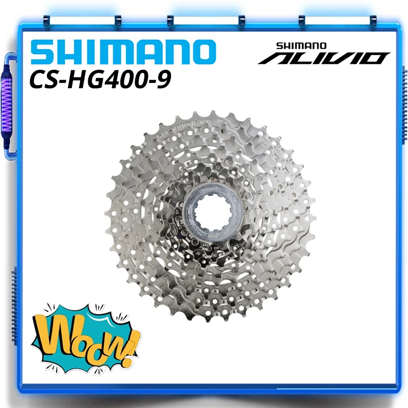 SHIMANO ALIVIO CS-HG400-9 9 Speed HYPERGLIDE Trekking Cassette Sprocket M4000 Series 32T 34T 36T