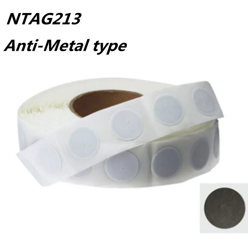 5/10/100 Pcs Universal NFC Ntag213 Tags Anti Metal Sticker NTAG 213 Metallic Badges Token Label for Smart Mobile Phones