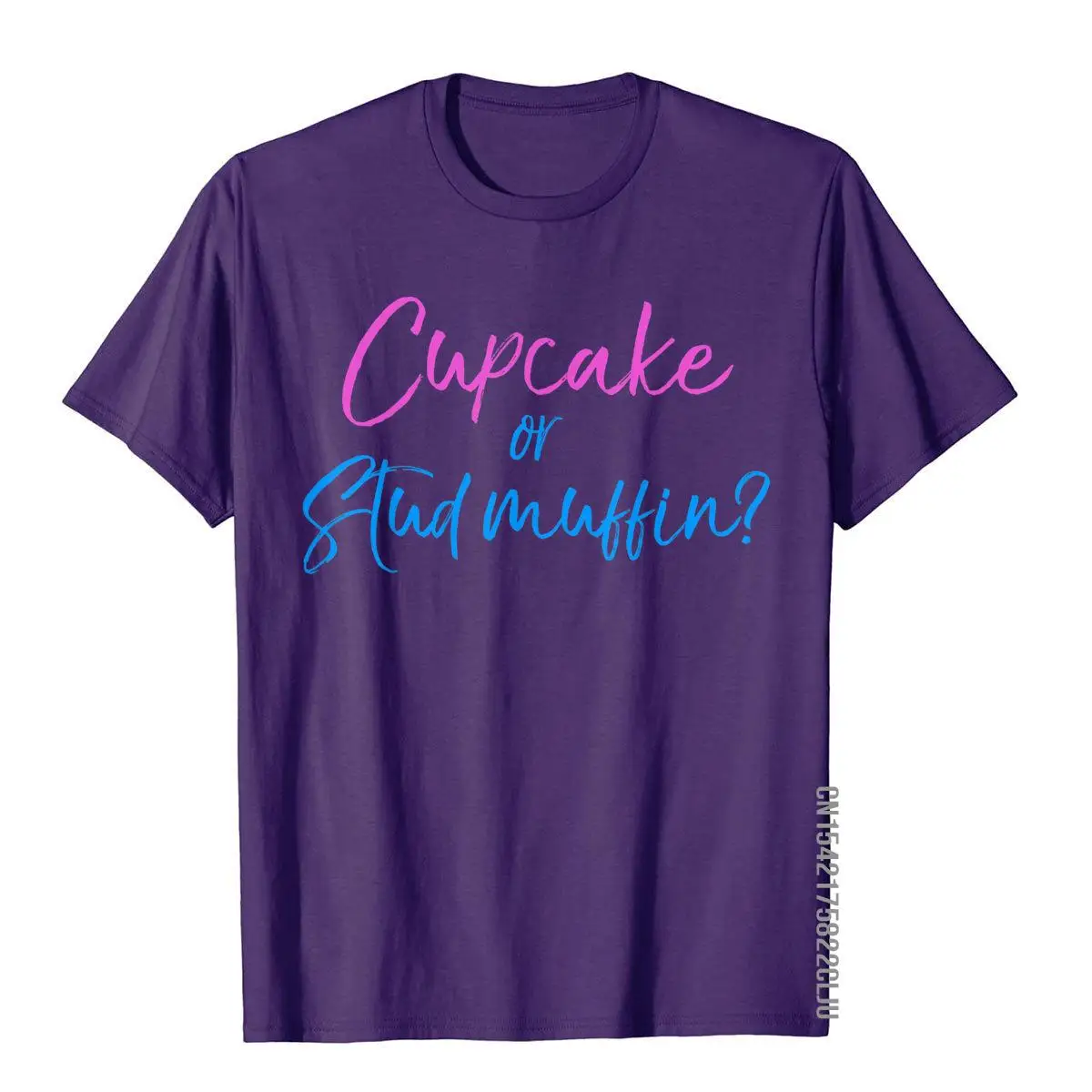 Cupcake Or Stud Muffin Shirt Cute Baking Gender Reveal Tee Top T-Shirts Plain Gothic Cotton Adult Tops T Shirt Camisa