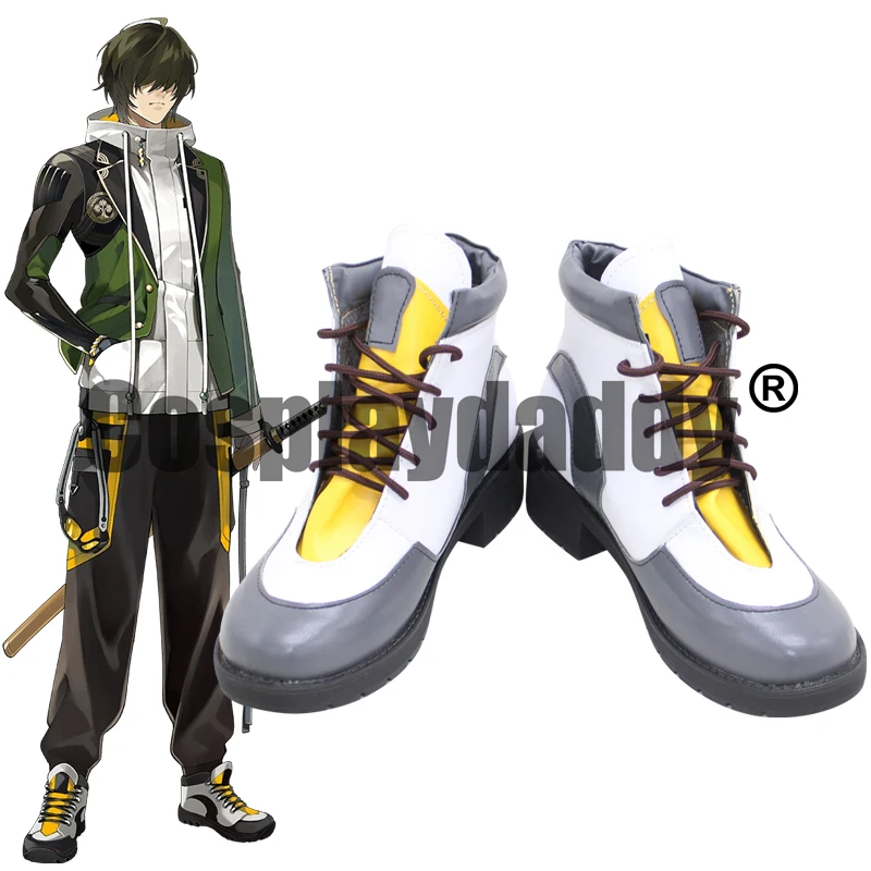 Touken Ranbu Gou School Uchigatana Kuwana Gou Normal Battle Ver. Game Cosplay Shoes Boots X002