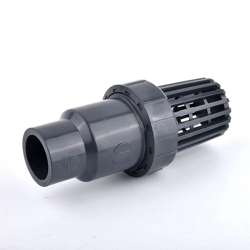 1PC I.D 20~63mm Piston Bottom Check Valve Water Pump Water Inlet Outlet UPVC Filter Aquarium Garden Home Watering Tube Fittings