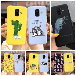 For Samsung Galaxy A6 2018 Case A600 A600F Cute Soft Silicone Cover Case For Samsung A6 Plus 2018 Cases A605F Phone Fundas Coque