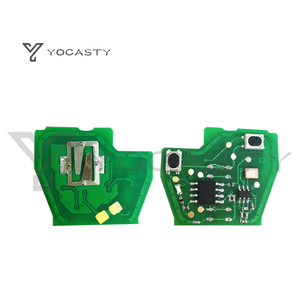 YOCASTY 2 przyciski 433MHz ID46 kluczyk samochodowy z pilotem dla nissana Micra K13 Juke marzec Qashqai słoneczny Sylphy x-trail dla Renault Pulse