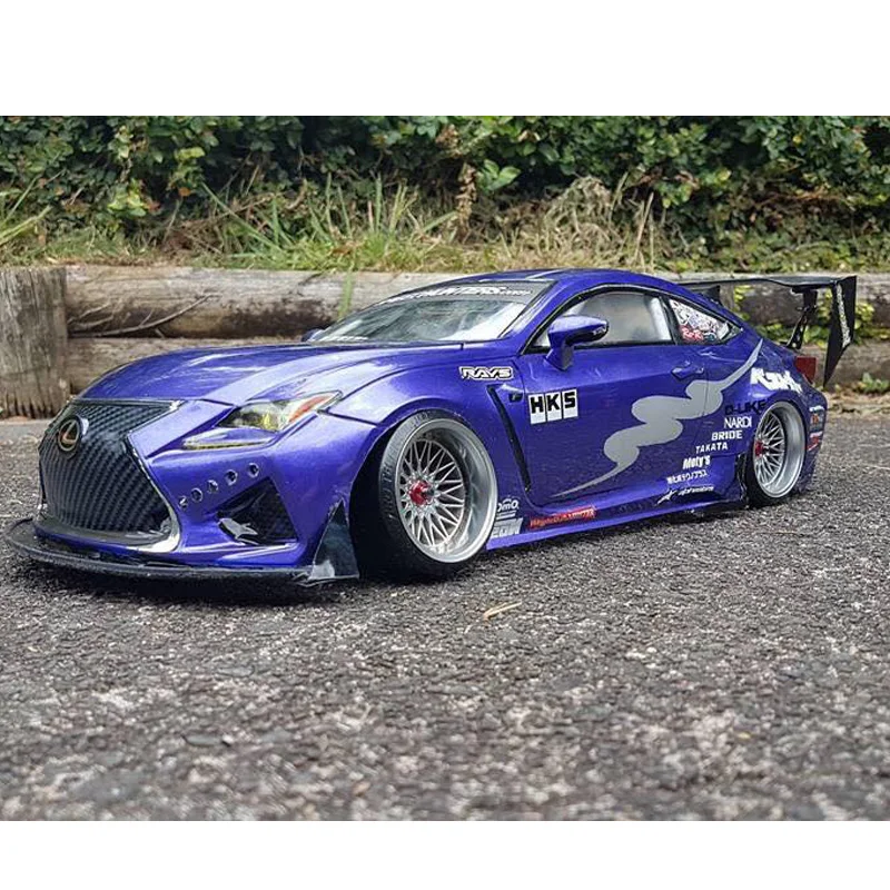 Killerbody 1/10 RC Touring Drift Car 48627 Lexus RCF Body Shell Diy Version Case Frame Fit For 257mm Wheelbase