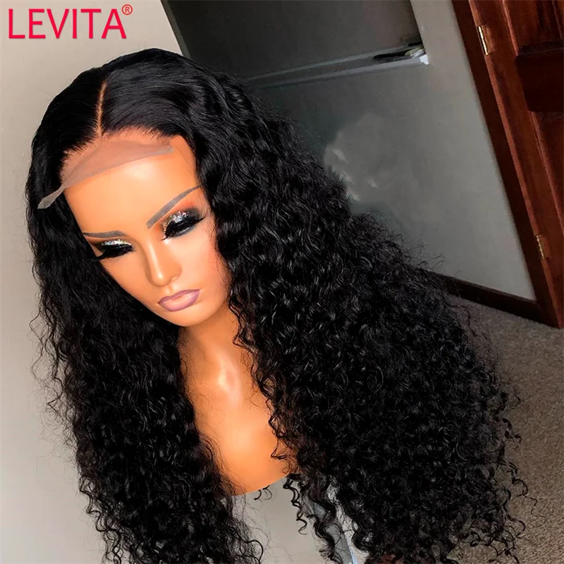 Wig Depan Berenda Murah 13X4X1 Wig Rambut Manusia Berombak Dalam Wig Rambut Manusia dengan Lapisan Renda 4X4 Wig Rambut Manusia Keriting Dalam Wig Depan