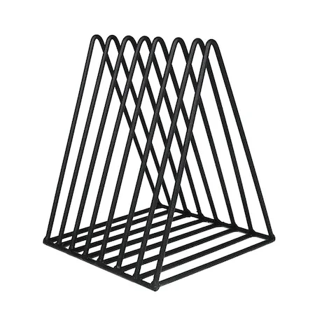 Metal Table Top Book Stand, Newspaper Rack Magazine rack 7 Eye Grid WD-43