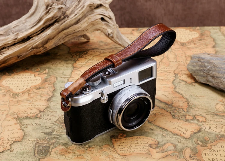 حزام كاميرا Fujifilm الأصلي ، جلد طبيعي ، مقبض DSLR عتيق ، لـ Fujifilm XT10XT20 X100F XPRO2 XT30 XT3