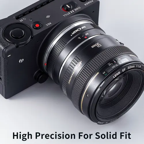 K&F CONCEPT EF-L Manual Focus Lens Mount Adapter for Canon EOS EF EF-S Lens to Sigma Leica TL CL Panasonic L Mount Camera Body - Image 4