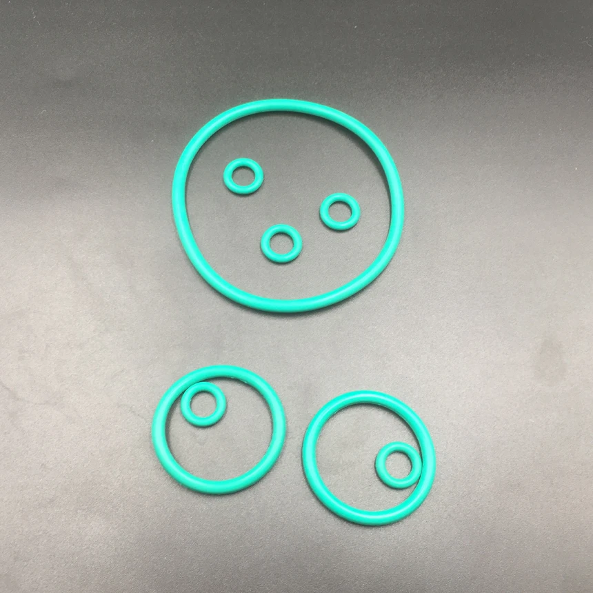 

250mm 255mm 258mm 260mm 265mm 270mm 272mm Inner Diameter ID 3.55mm Thickness Green FKM FR Fluororubber Seal Washer O Ring Gasket