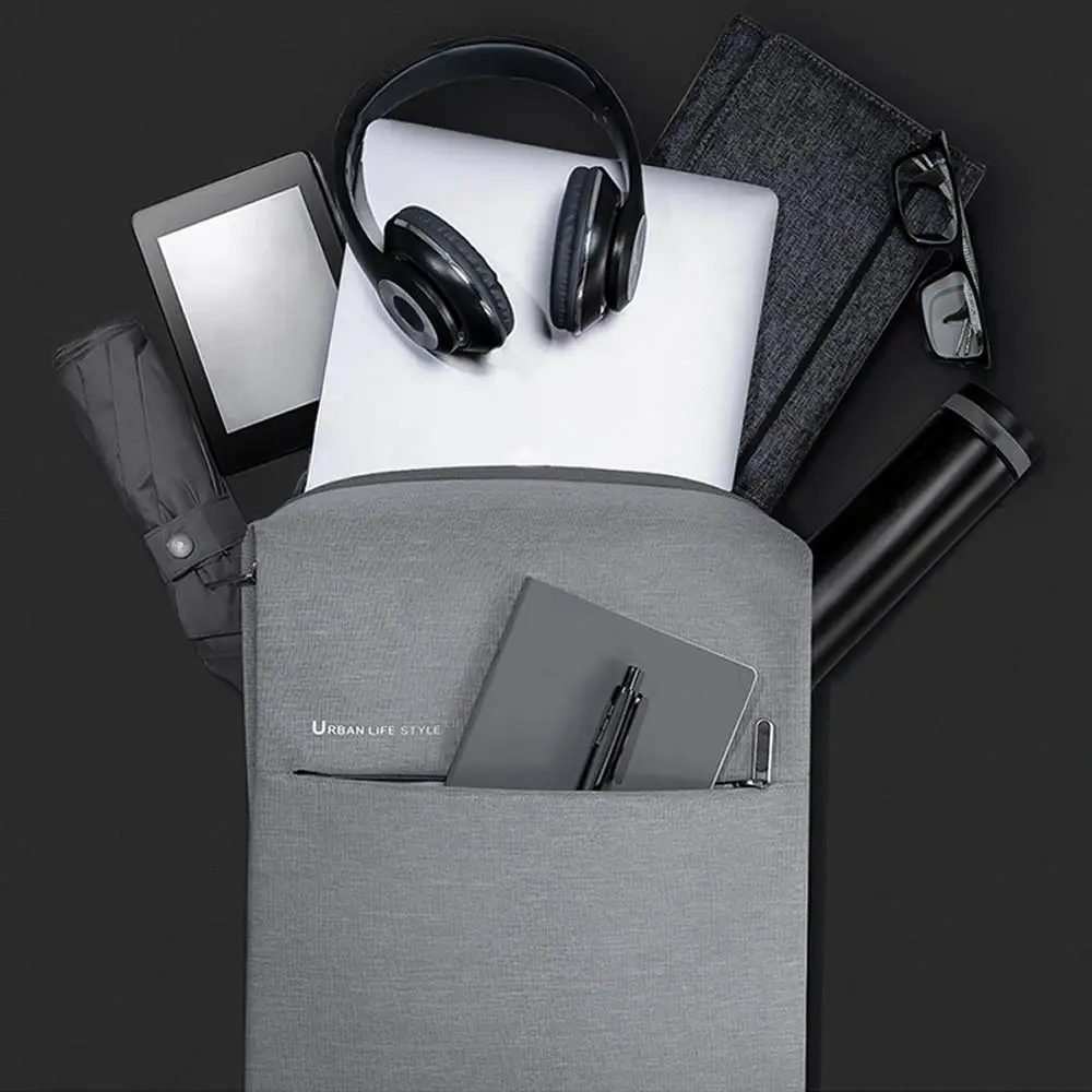 100% 오리지널 샤오미 미지아 패션 백팩, 간단한 학교 가방, 방수 야외 수트, 15.6 인치 컴퓨터, 샤오미 플레이트