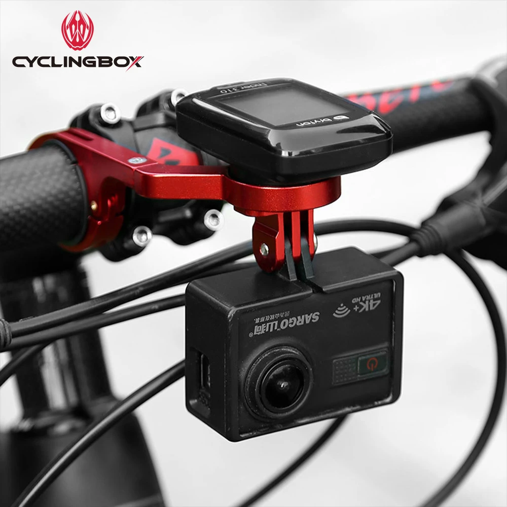 Bicycle Computer Odometer Wireless Support Extended Holder Gopro Camera Mount Bracket Handlebar For GARMIN XOSS BRYTON