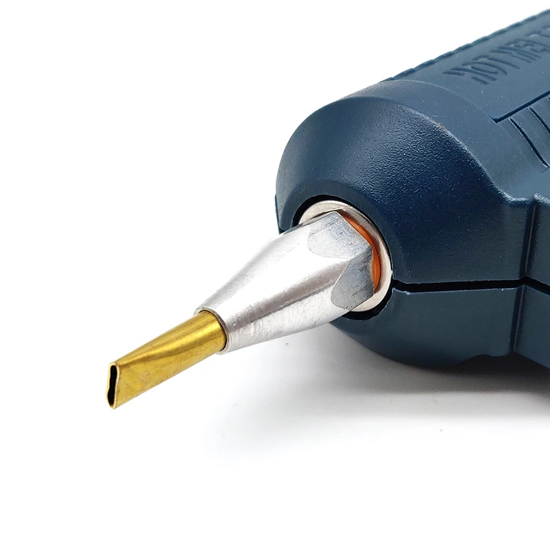 Hot Melt Glue Nozzle 8.5x45mm 6.0x45mm Glue Gun Nozzle Aluminium 8.5mm Wide mouthed Flat Nozzle Glue Gun Nozzle